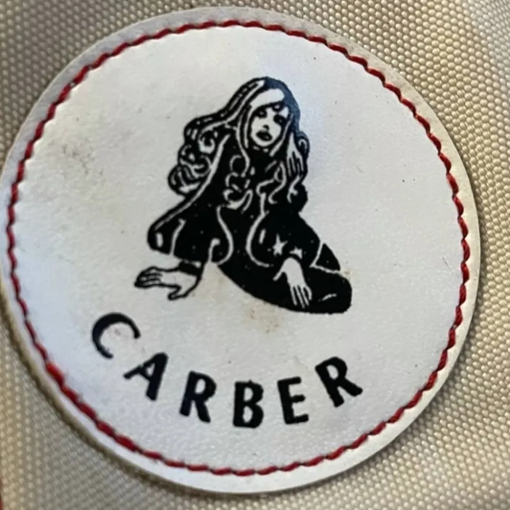 Carber Vintage Italian 1970’s Wedge Sneakers Red‎ and Beige Size 5